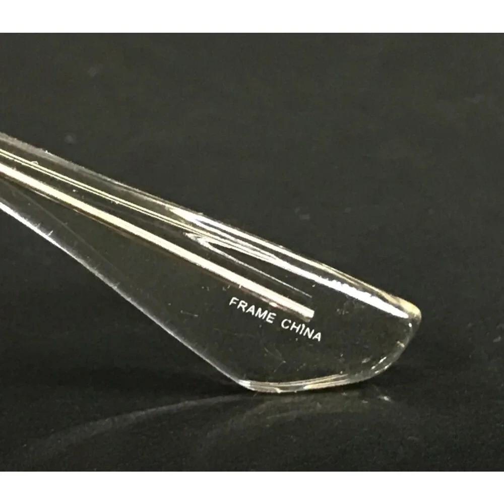 Enhance Eyeglasses Frames 4200 SHINY CRYSTAL Rectangle Full Rim 50-17-135
